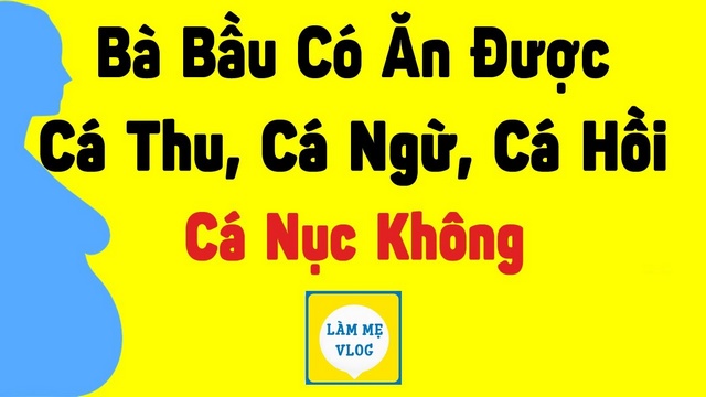 Bà bầu có ăn được cá thu, cá ngừ, cá hồi, cá nục không?