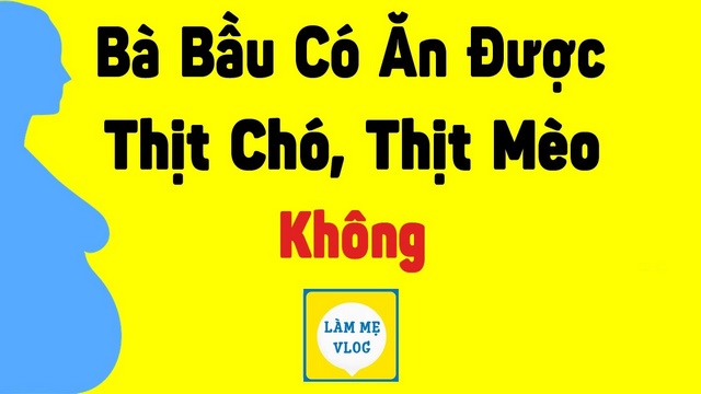 Bà bầu có ăn được thịt chó thịt mèo không?