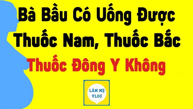 Bà bầu có uống được thuốc nam, thuốc bắc, thuốc đông y không?